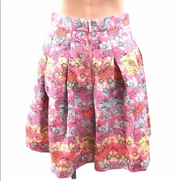 NEW bebe Women's Floral Skirt size 4 - Picture 2 of 12